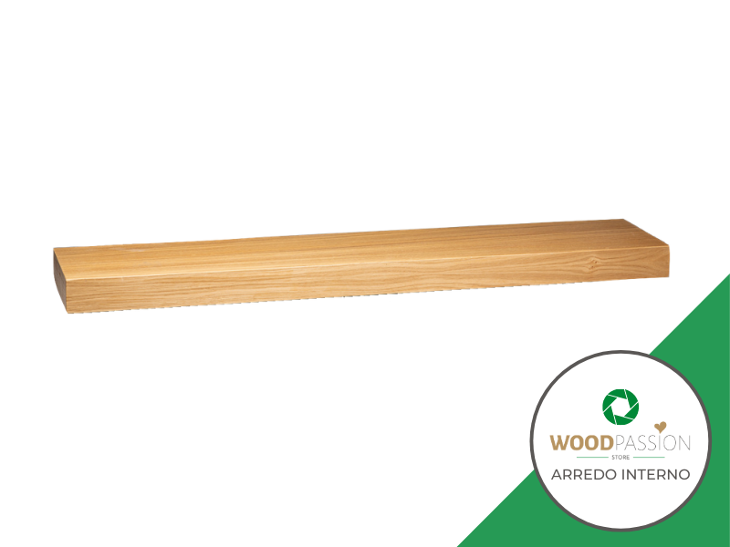 MENSOLA IN ROVERE 100% – Lunghezza 100 Cm – Wood Passion Store