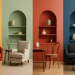 Colore e arredi nei diversi stili d’interni: quali abbinamenti fanno risaltare la struttura personalizzata