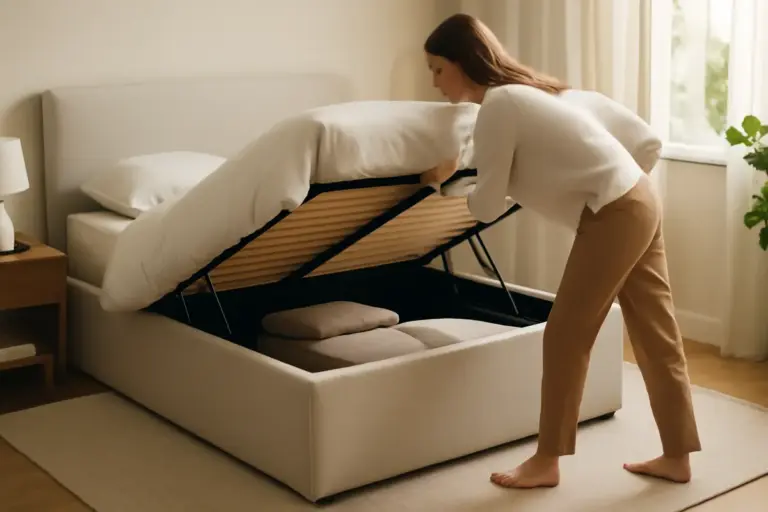 Letto contenitore su misura: il dettaglio funzionale che trasforma la camera