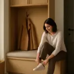 Progettazione di mobili ingresso con seduta integrata: il dettaglio che migliora comfort e accoglienza