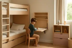 Camera dei bambini su misura con arredi trasformabili: il trucco per accompagnare la crescita con stile